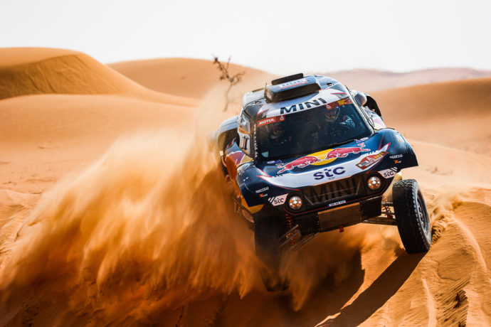 Dakar 2021 Carlos Sainz Lucas Cruz Mini JCW Buggy X-Raid