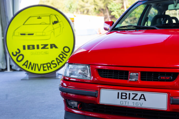 El SEAT Ibiza GTI 16v, en Espíritu de Montjuic 2023